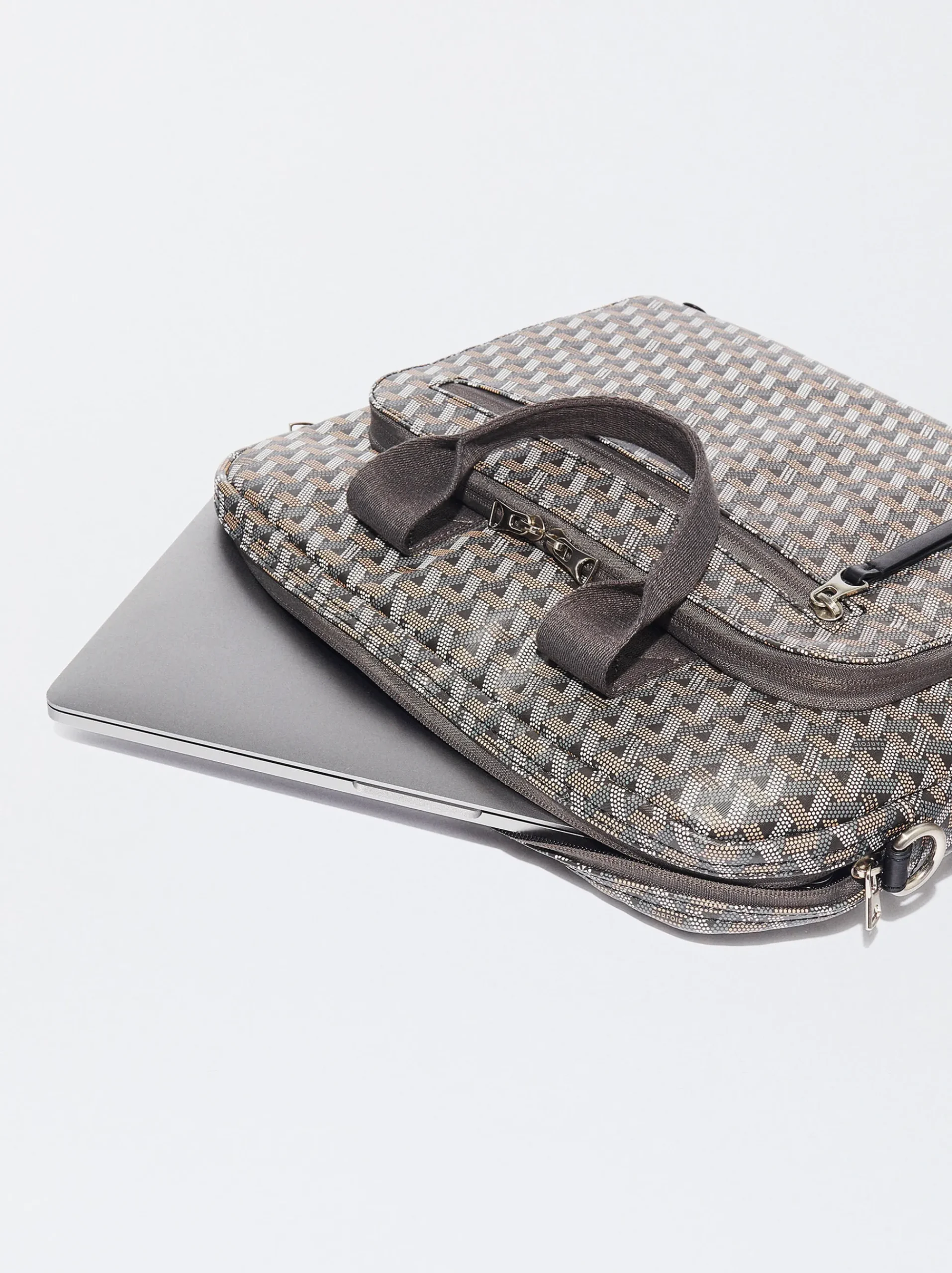 PARFOIS Flache Schuhe|Ballerina>Aktentasche Aus Nylon Für Ein 13-Zoll-Laptop Grau