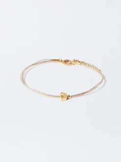 PARFOIS Ohrringe|Mittlere Ohrringe>Armband Aus Stahl Mit Mond Mehrfarbig