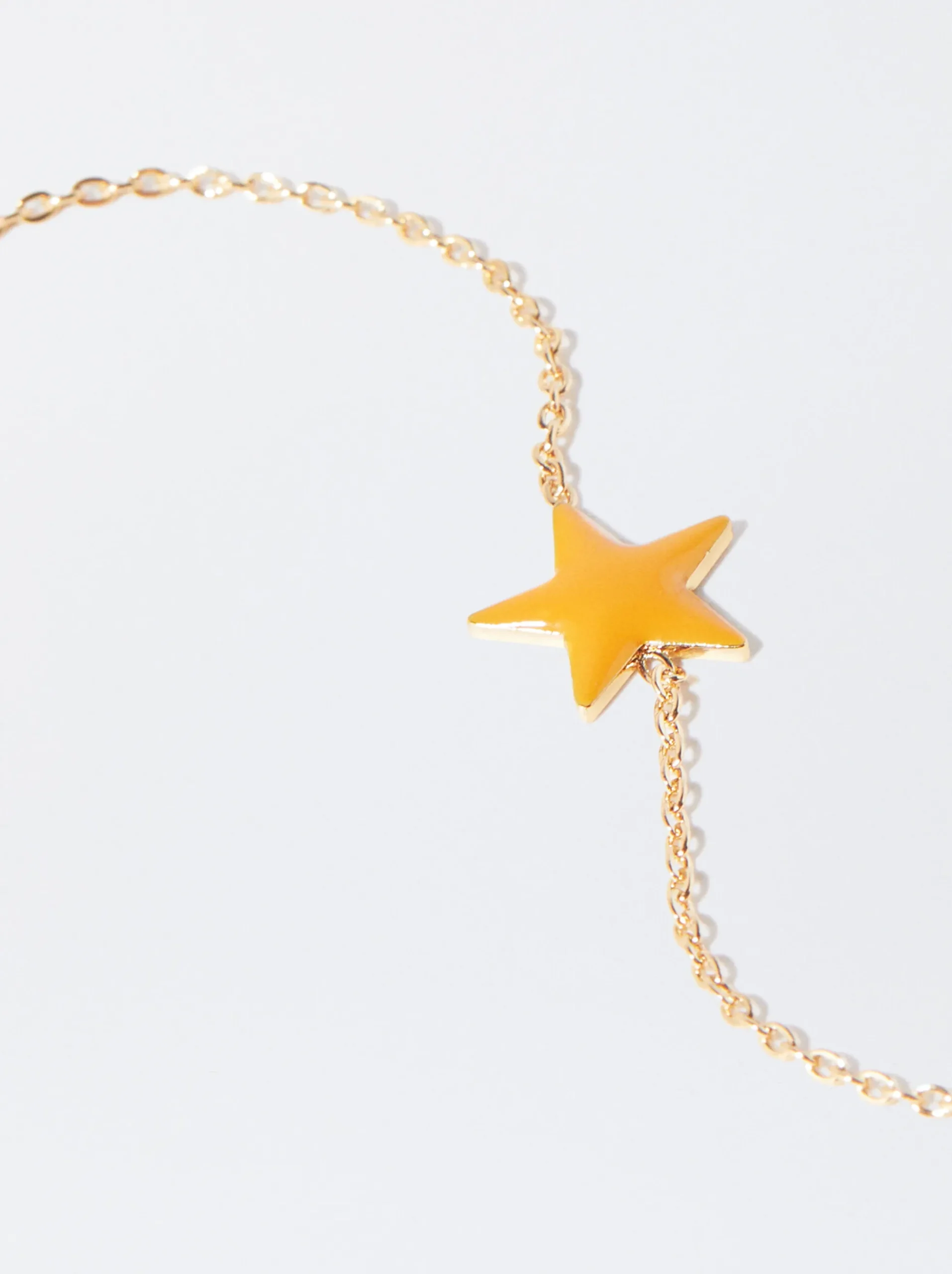 PARFOIS Ohrringe>Armband Aus Stahl Mit Stern Orange