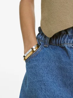 PARFOIS Ohrringe>Armband Aus Stahl Mit Strass Golden