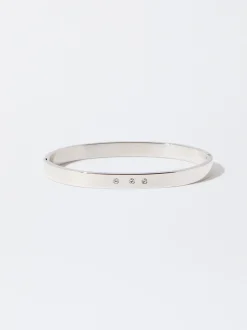 PARFOIS Ohrringe>Armband Aus Stahl Mit Strass Silber