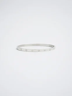PARFOIS Ohrringe|Mittlere Ohrringe>Armband Aus Stahl Mit Strass Silber