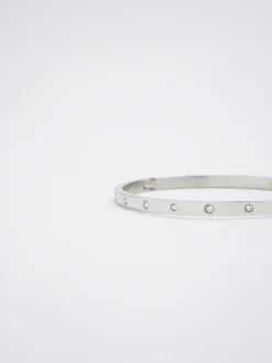 PARFOIS Ohrringe|Mittlere Ohrringe>Armband Aus Stahl Mit Strass Silber