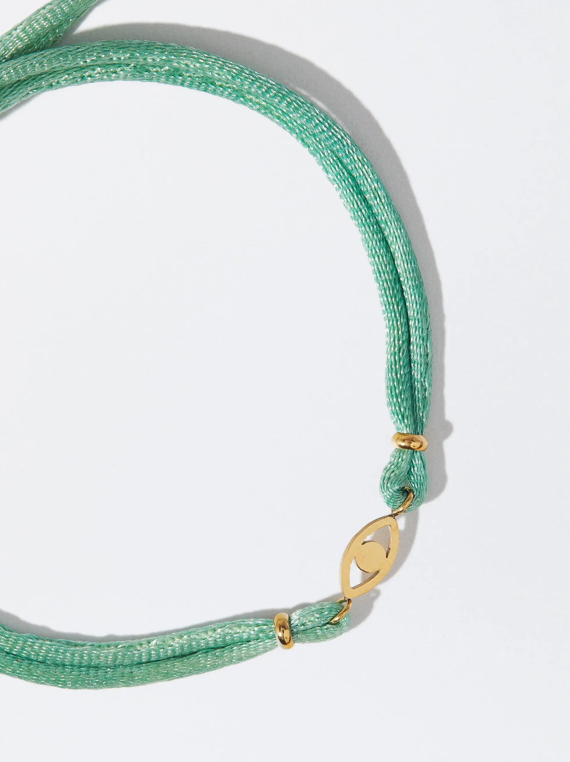 PARFOIS Ohrringe>Armband Aus Stahl Mit Zierauge Grün