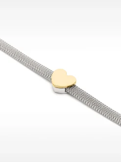 PARFOIS Ohrringe>Armband Aus Stahl Mit Zierherz Mehrfarbig