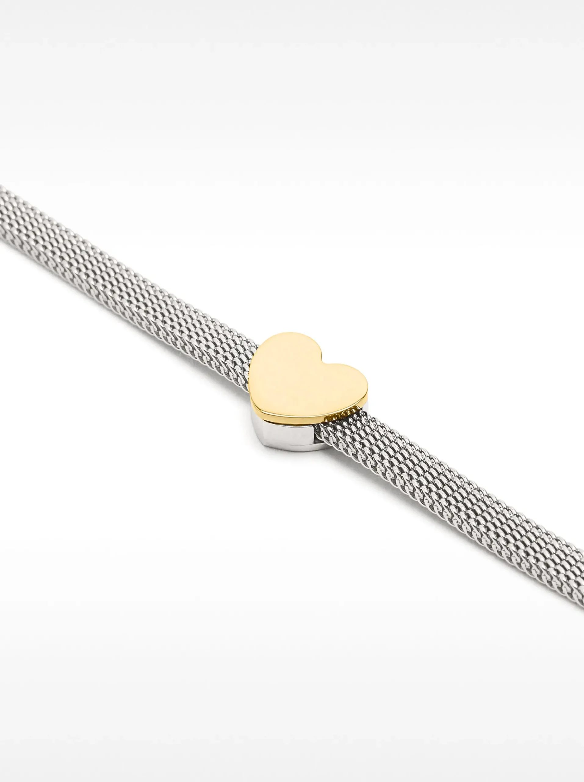 PARFOIS Ohrringe>Armband Aus Stahl Mit Zierherz Mehrfarbig