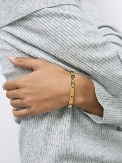 PARFOIS Ohrringe>Armband Aus Stahl Mit Zirkoniasteinen Mehrfarbig