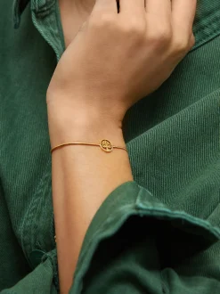 PARFOIS Ohrringe>Armband Mit Charm Aus Stahl Golden