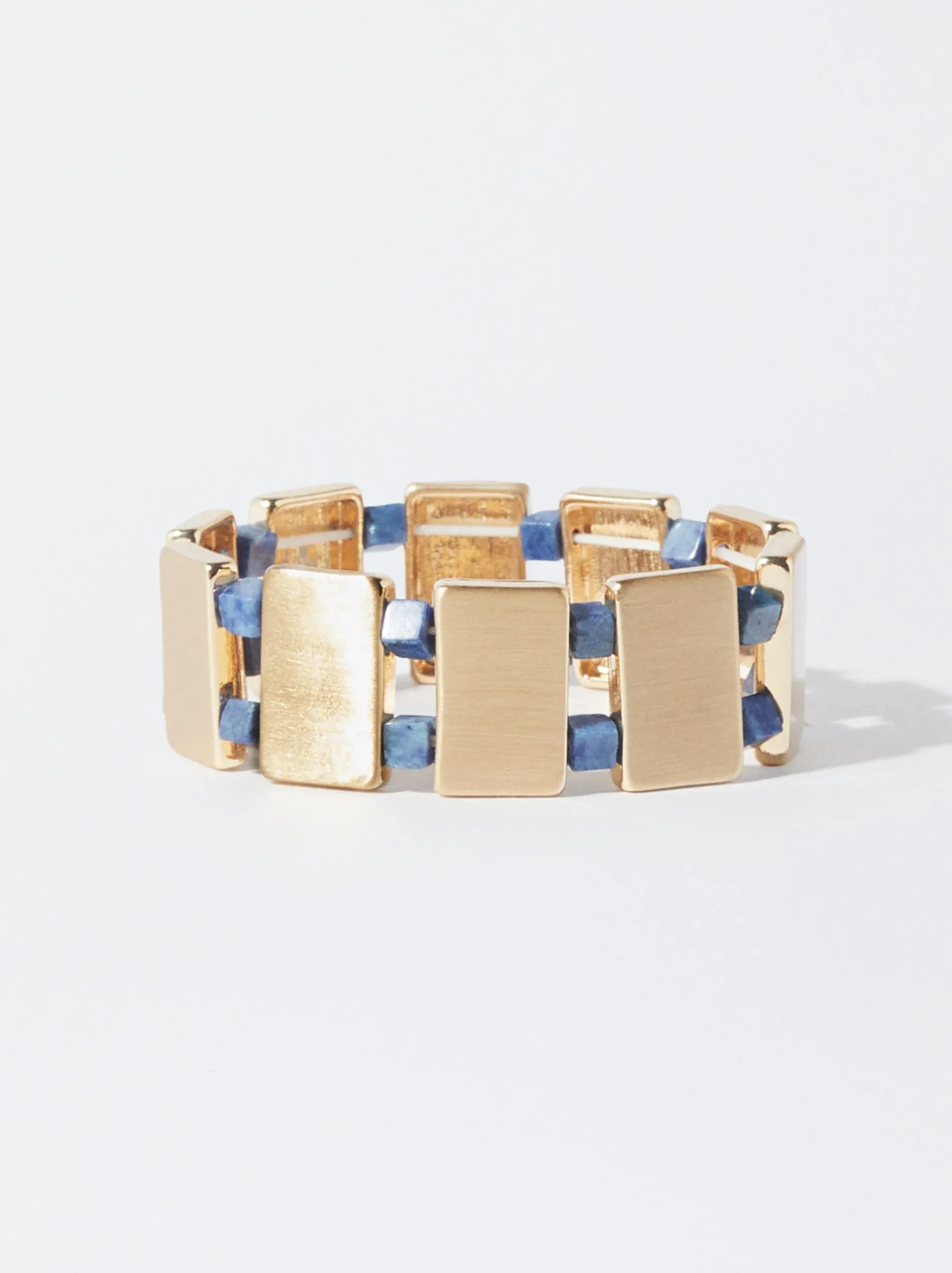 PARFOIS Kurze Halsketten>Armband Mit Naturstein Blau