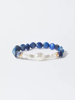 PARFOIS Kurze Halsketten>Armband Mit Perlen Und Stein