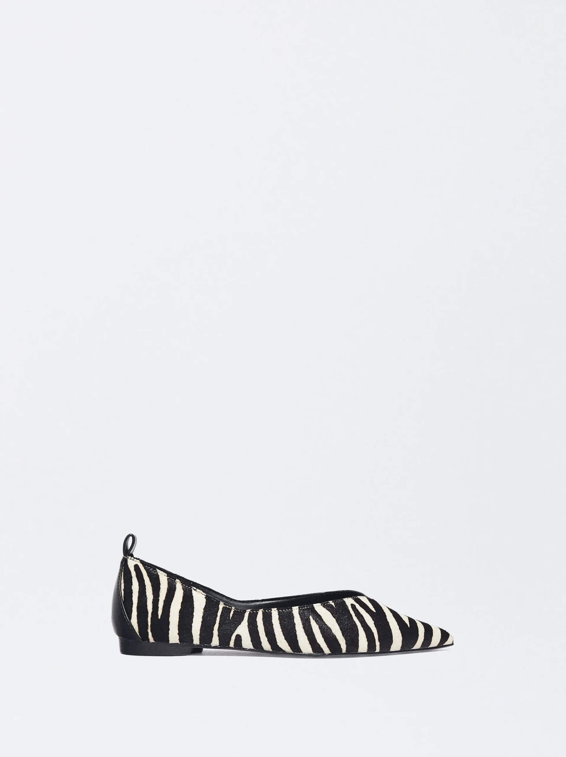 PARFOIS Raffinierter Modeschmuck|Lange Ohrringe>Ballerina Aus Leder Mit Animal-Print Schwarz