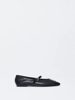 PARFOIS Raffinierter Modeschmuck|Lange Ohrringe>Ballerinas Mit Schnalle Schwarz