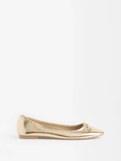 PARFOIS Raffinierter Modeschmuck|Armbänder>Ballerinas Mit Spitze Und Schleife Golden