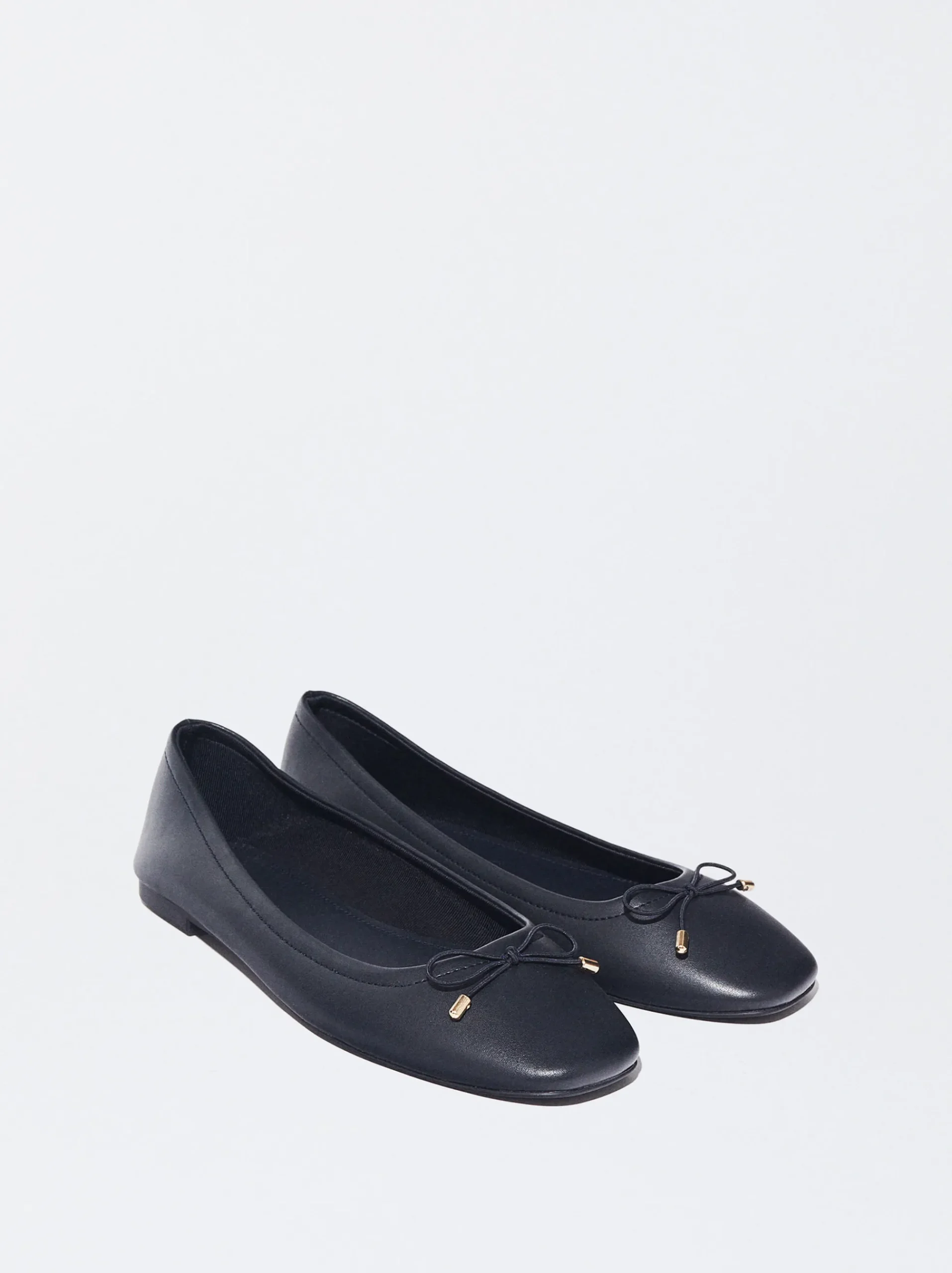 PARFOIS Raffinierter Modeschmuck|Kurze Ohrringe>Ballerinas Mit Spitze Und Schleife Marineblau