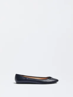 PARFOIS Raffinierter Modeschmuck|Lange Ohrringe>Ballerinas Mit Zierschleife Marineblau