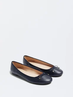 PARFOIS Raffinierter Modeschmuck|Lange Ohrringe>Ballerinas Mit Zierschleife Marineblau