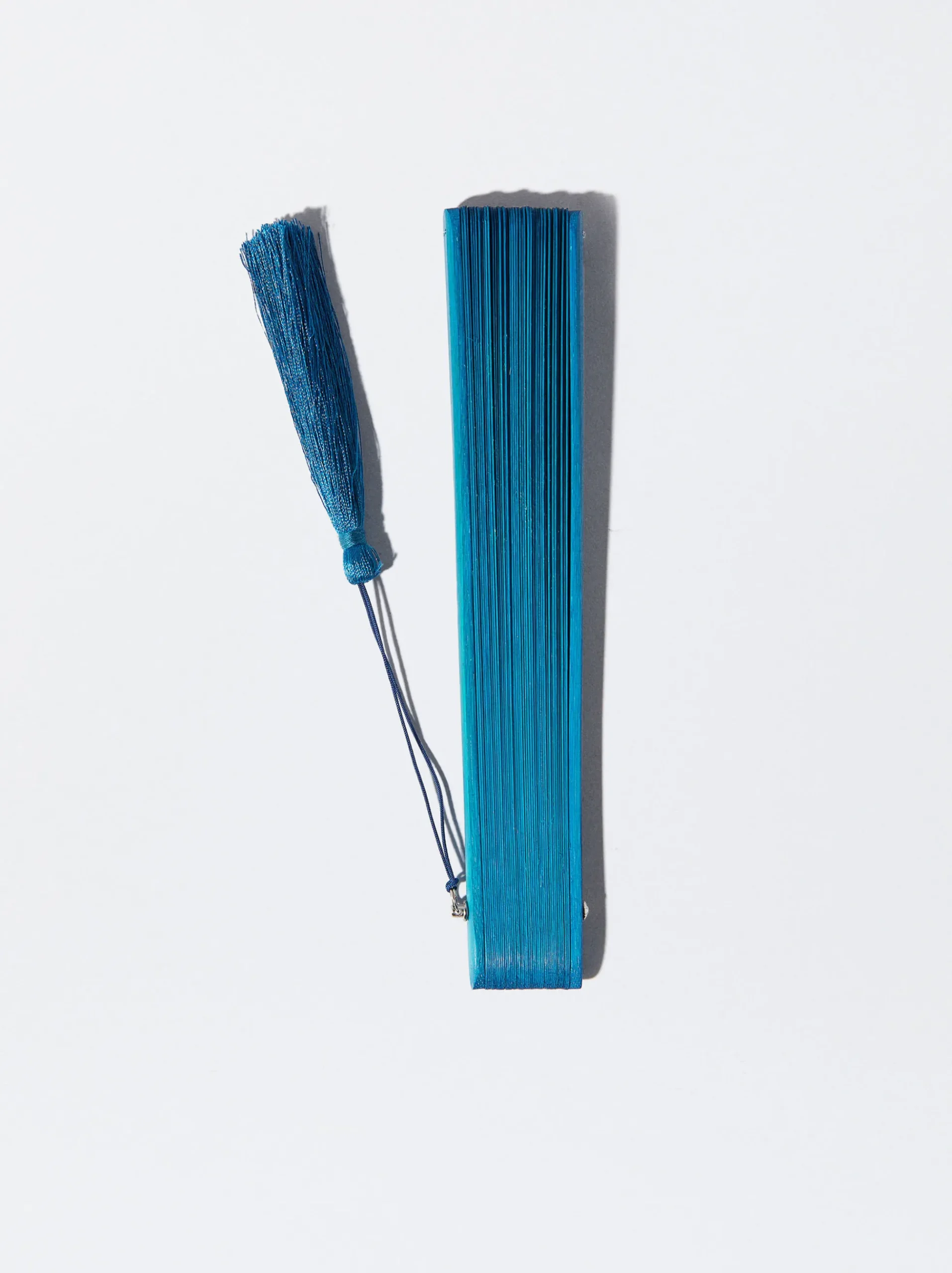 PARFOIS Fächer>Bambusfächer Mit Lochmuster Blau