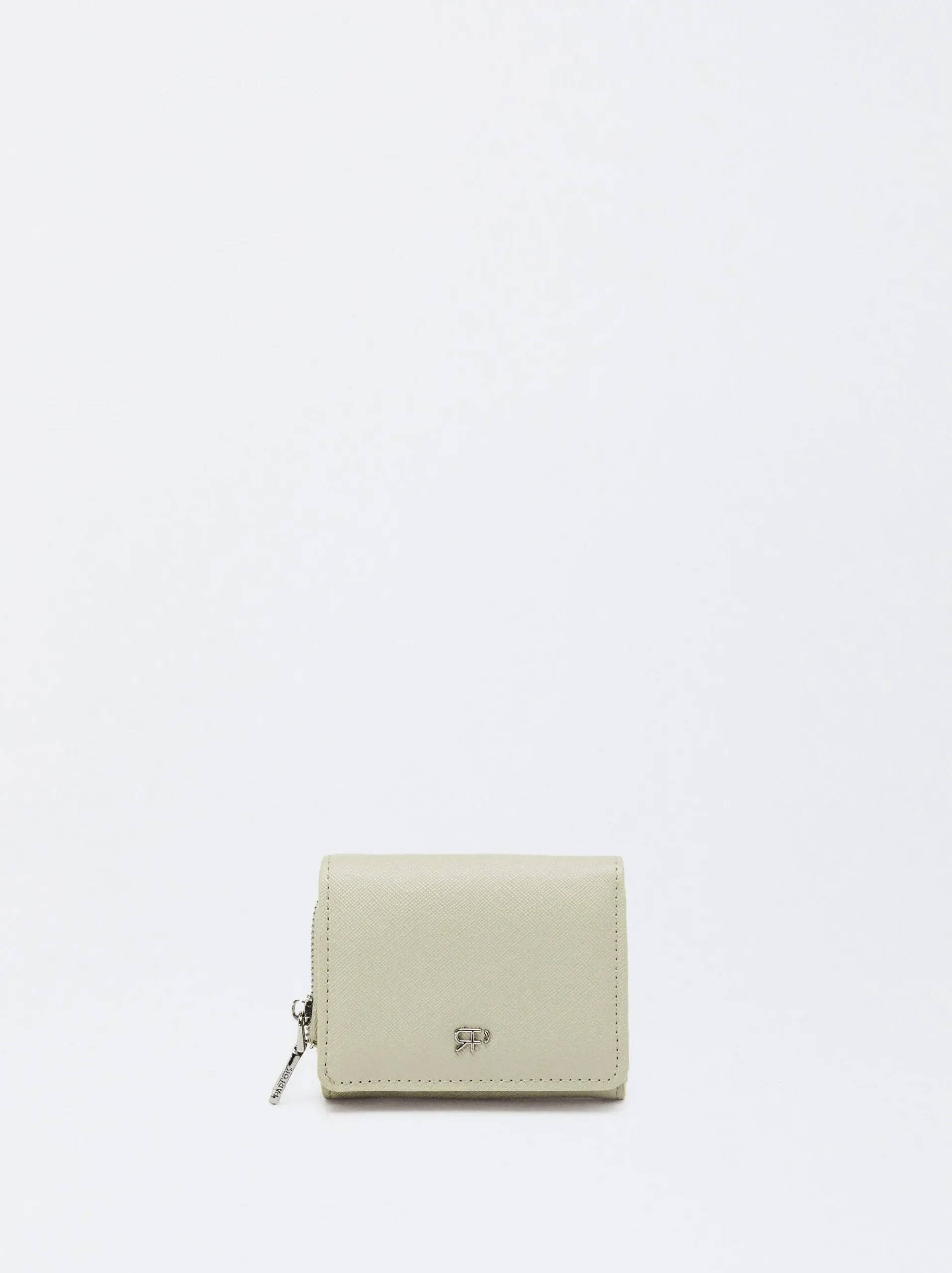 PARFOIS Goldfarbene Uhren>Basic Brieftasche Ekrü