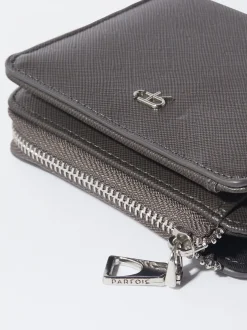 PARFOIS Goldfarbene Uhren>Basic Brieftasche Schwarz