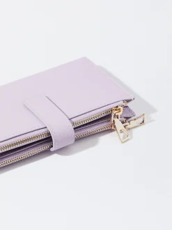 PARFOIS Goldfarbene Uhren>Basic Brieftasche Lila