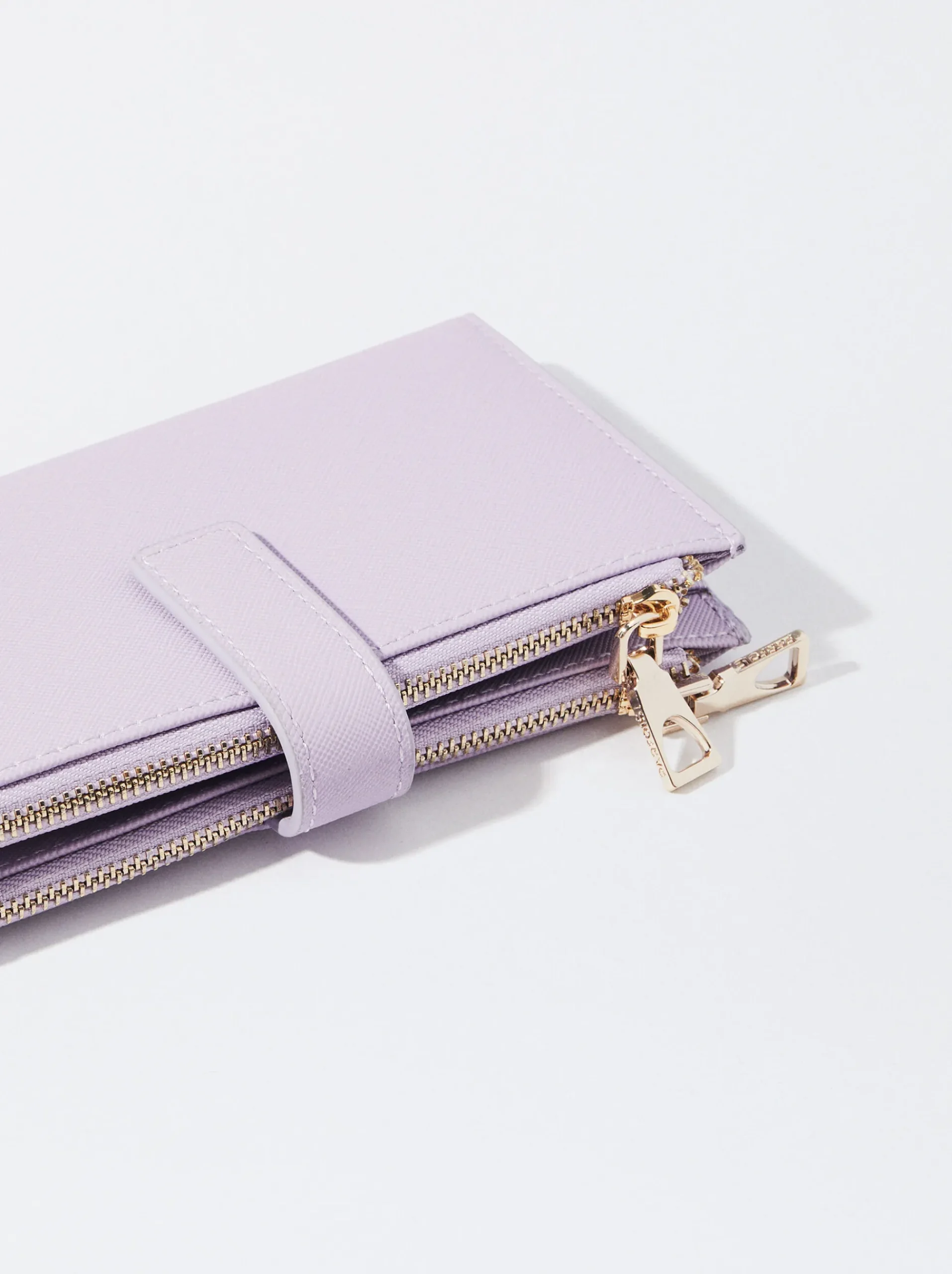 PARFOIS Goldfarbene Uhren>Basic Brieftasche Lila