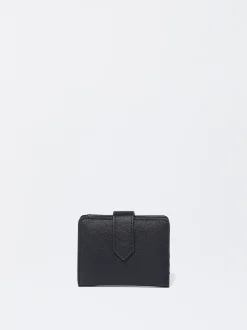 PARFOIS Goldfarbene Uhren>Basic Brieftasche Schwarz