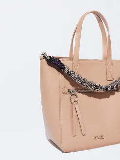 PARFOIS Umhängetaschen|Taschen aus Leder NEW>Basic-Shopper Mit Kordelgurt