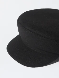 PARFOIS Raffinierter Modeschmuck|Lange Halsketten>Baskenm&uuml;tze Aus 100 % Baumwolle Schwarz