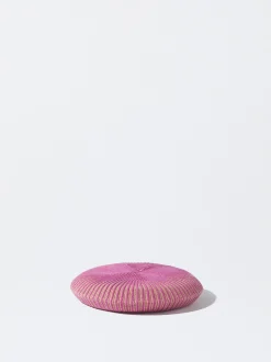 PARFOIS Kartenetuis>Baskenm&uuml;tze Aus Strick Fuchsia