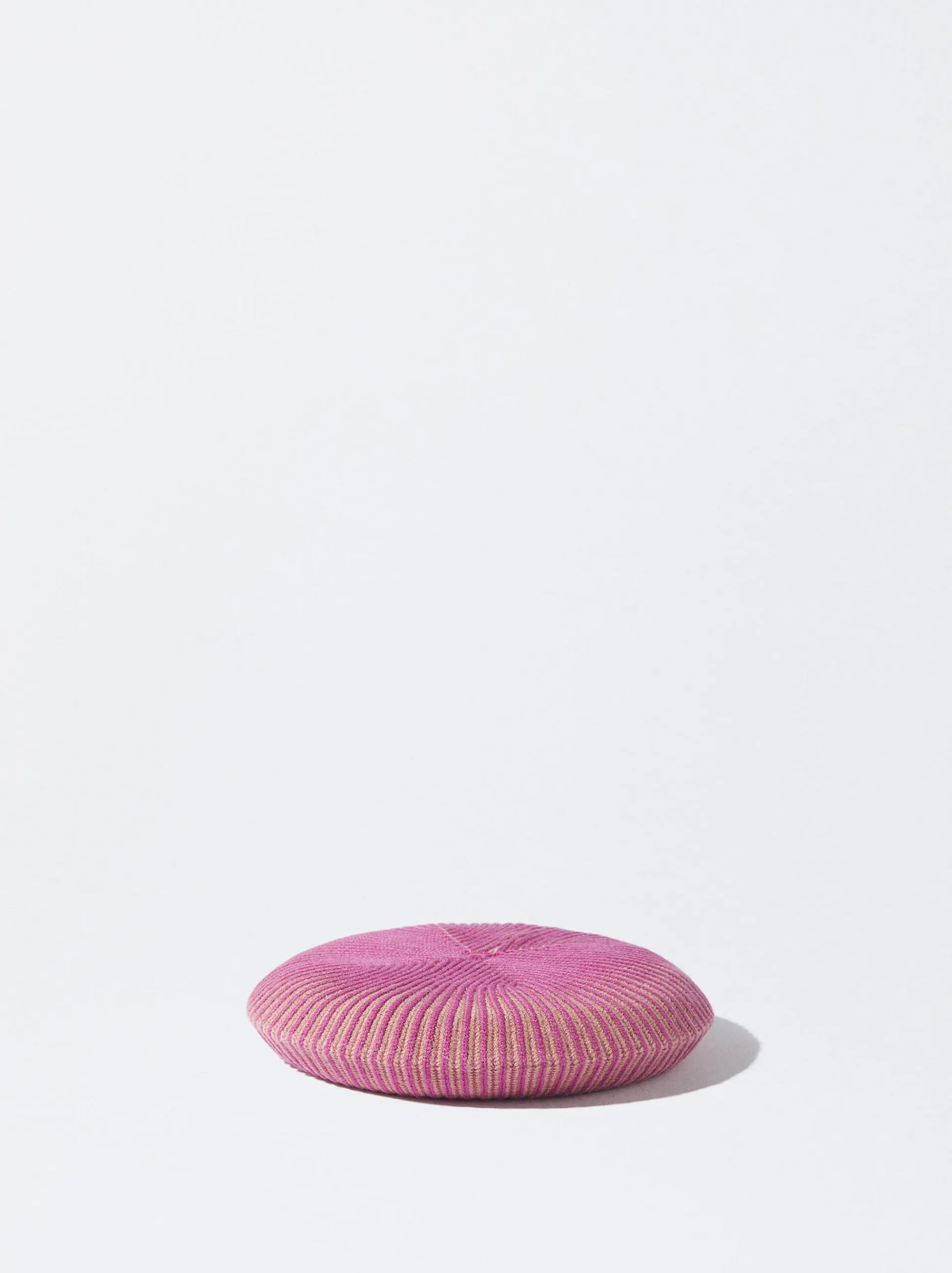 PARFOIS Kartenetuis>Baskenmütze Aus Strick Fuchsia