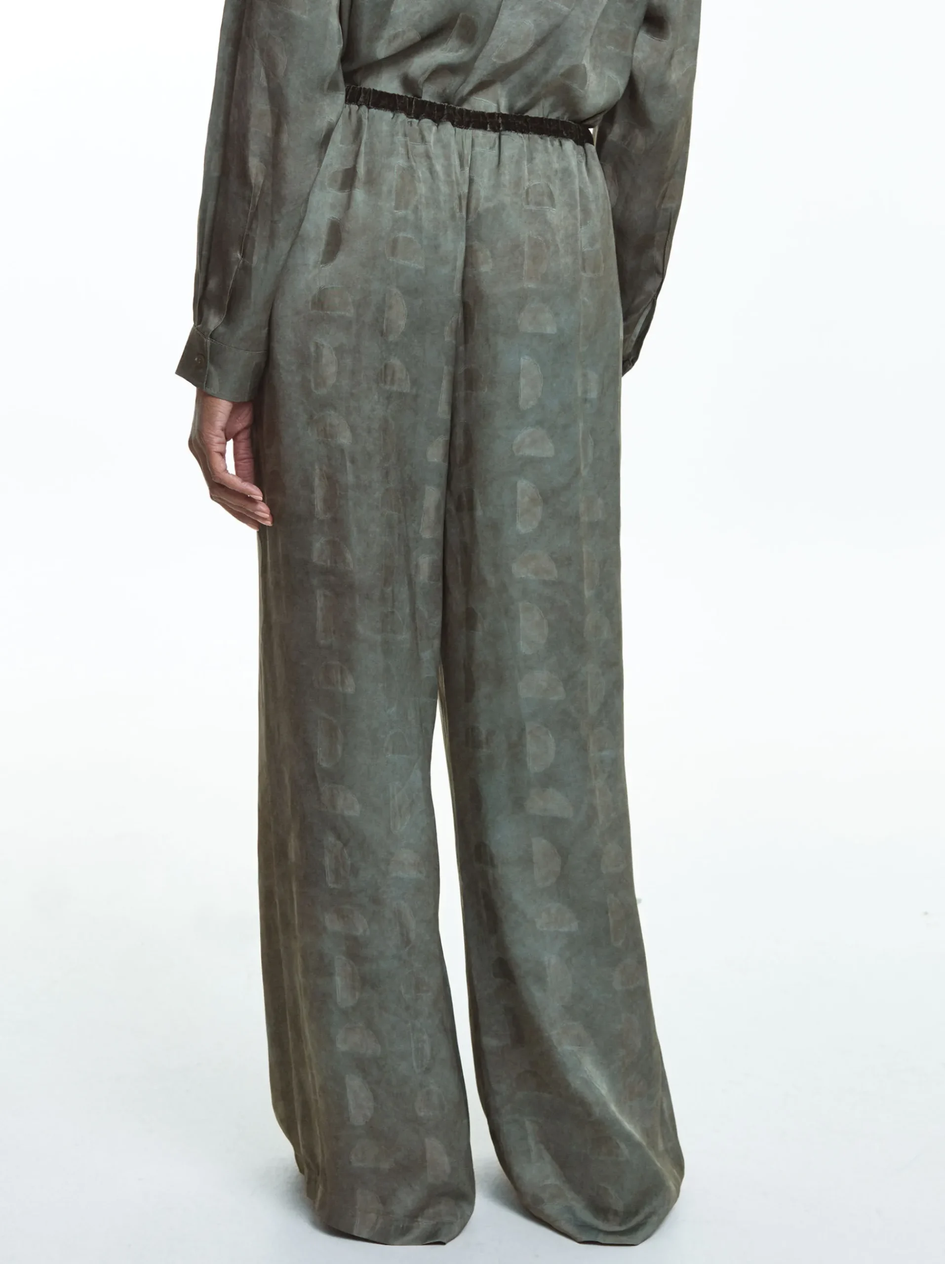 PARFOIS Strick|Tops und Shirts>Bedruckte Hose Grün