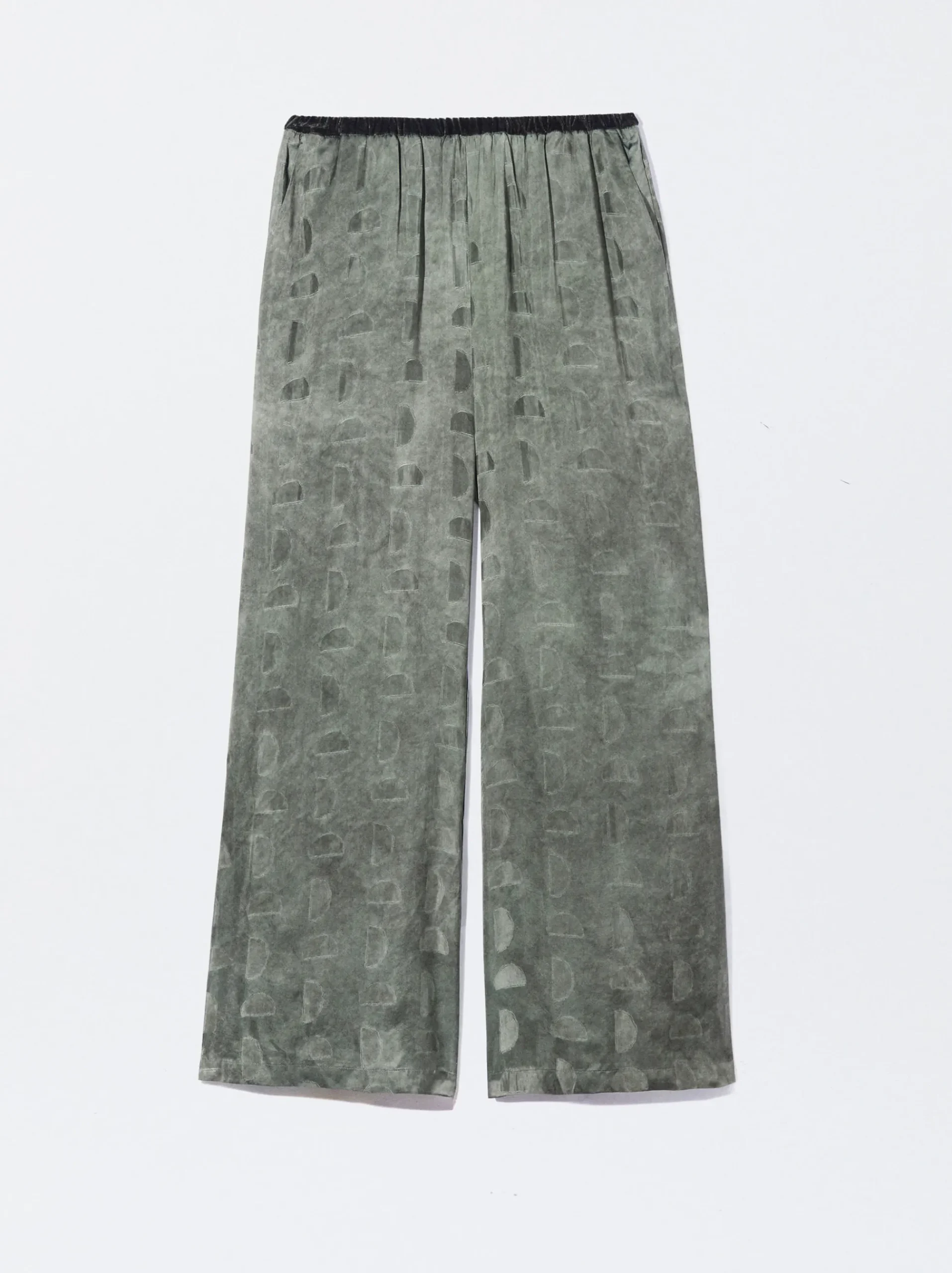 PARFOIS Strick|Tops und Shirts>Bedruckte Hose Grün