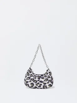 PARFOIS Ponchos und Kimonos>Bedruckte Schultertasche Aus Nylon Mehrfarbig