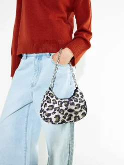 PARFOIS Ponchos und Kimonos>Bedruckte Schultertasche Aus Nylon Mehrfarbig