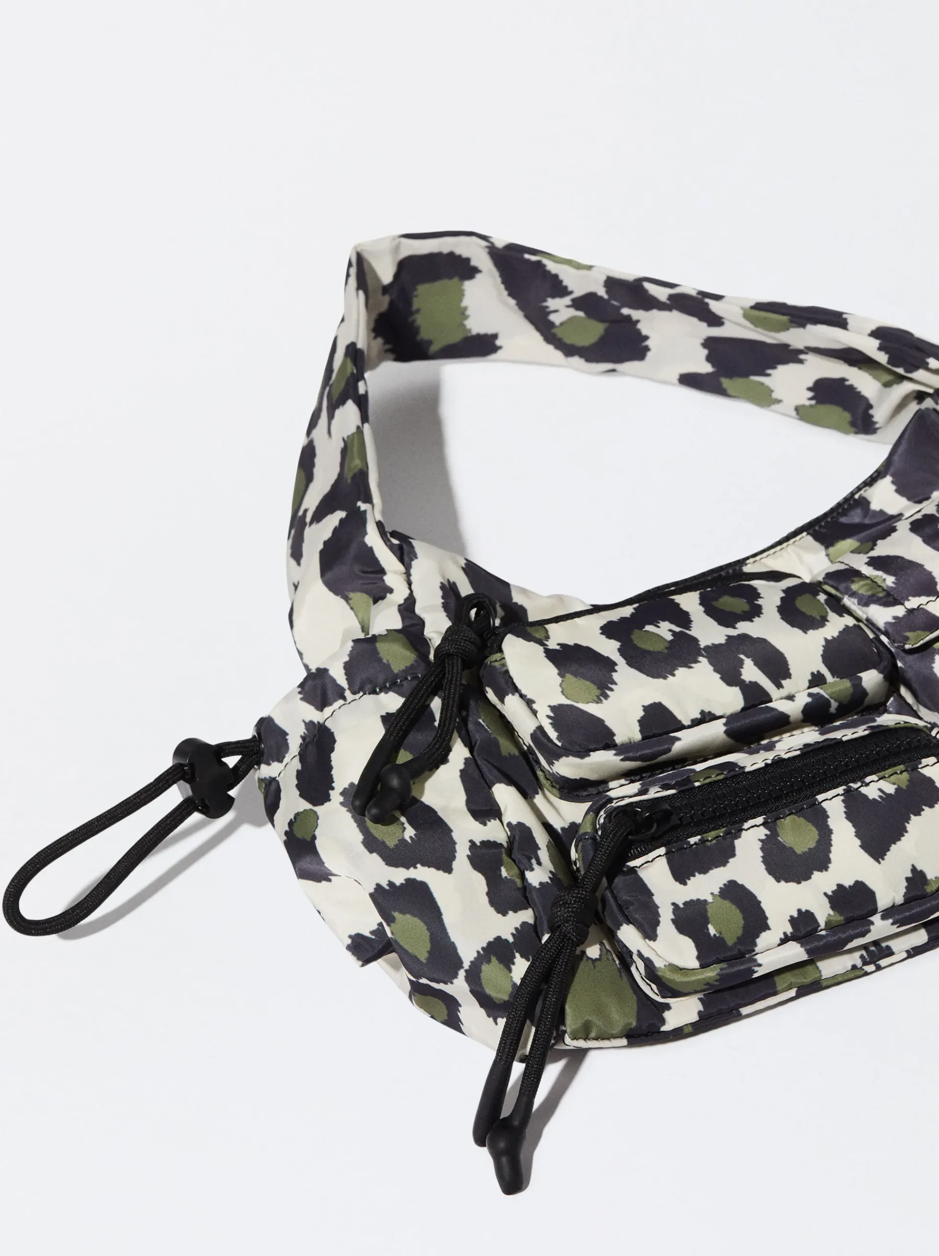 PARFOIS Basics|Umhängetaschen>Bedruckte Schultertasche Aus Nylon Mehrfarbig