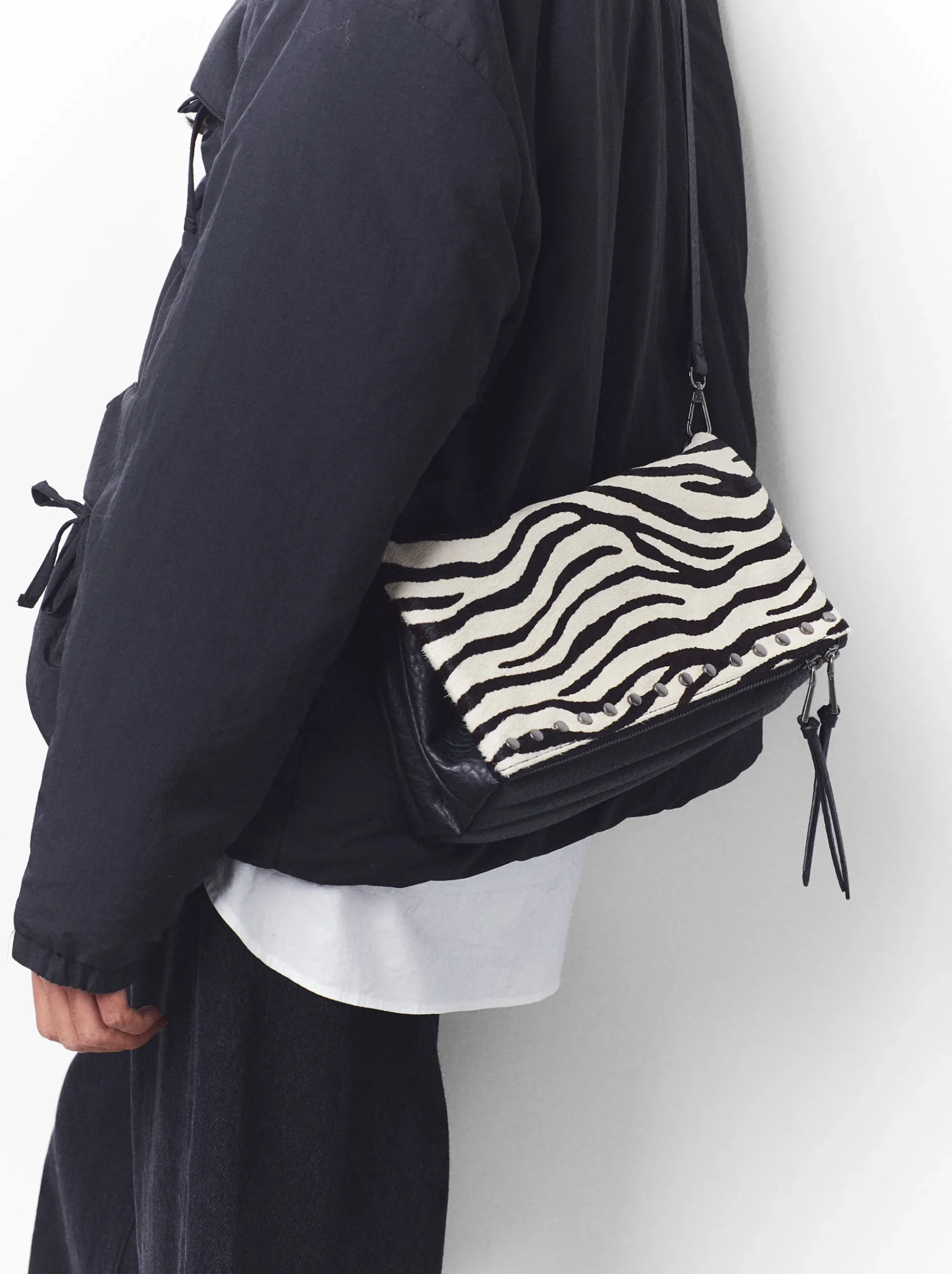 PARFOIS Pullover Und Jacke|Sweatshirts>Bedruckte Umhängetasche Mit Animal-Print Mehrfarbig