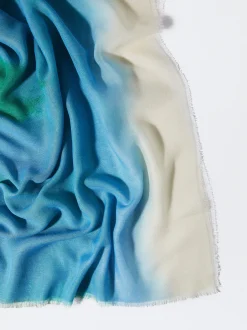 PARFOIS Schals|Schals>Bedrucktes Halstuch Blau
