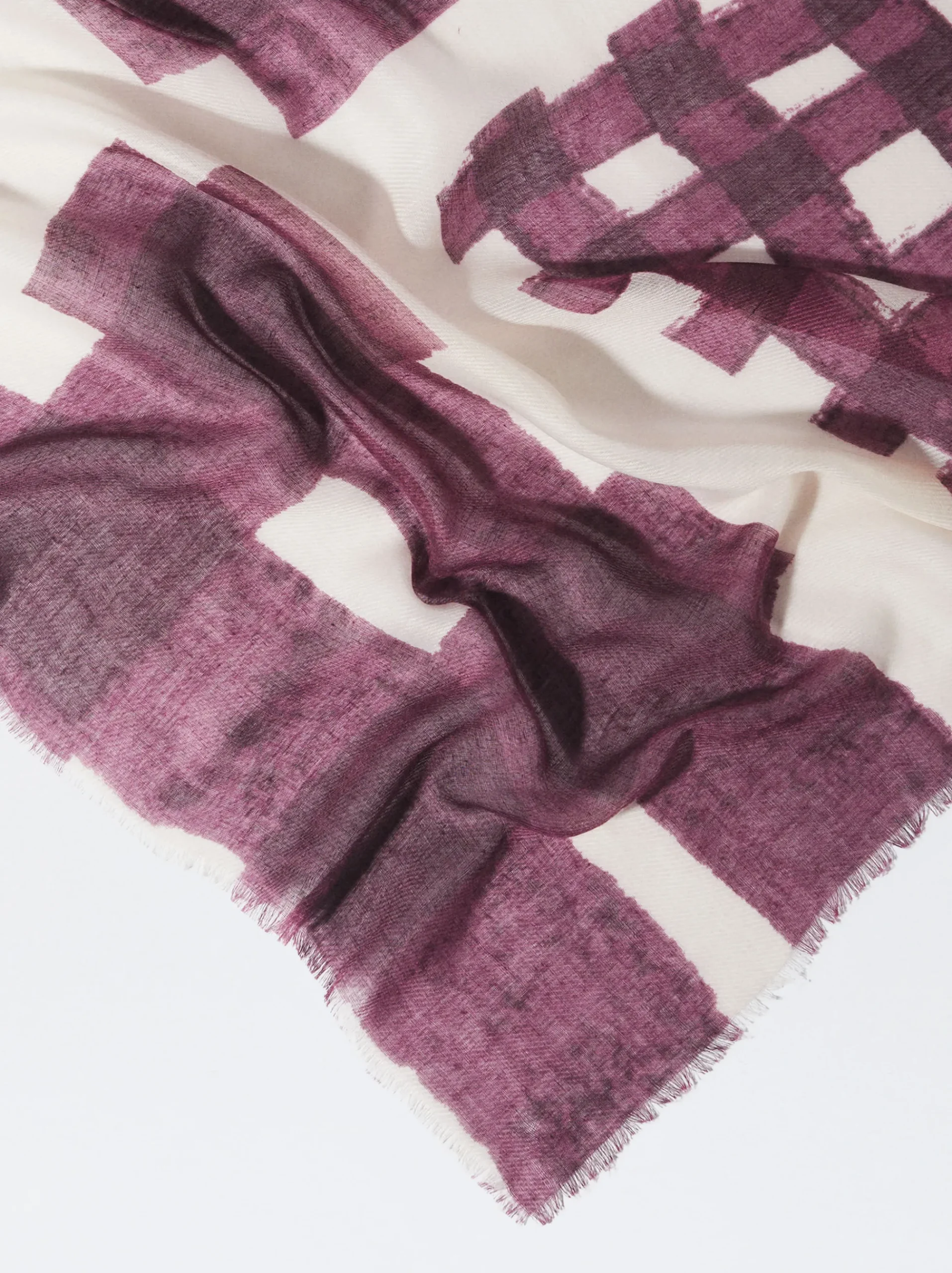 PARFOIS Printed>Bedrucktes Halstuch Bordeaux