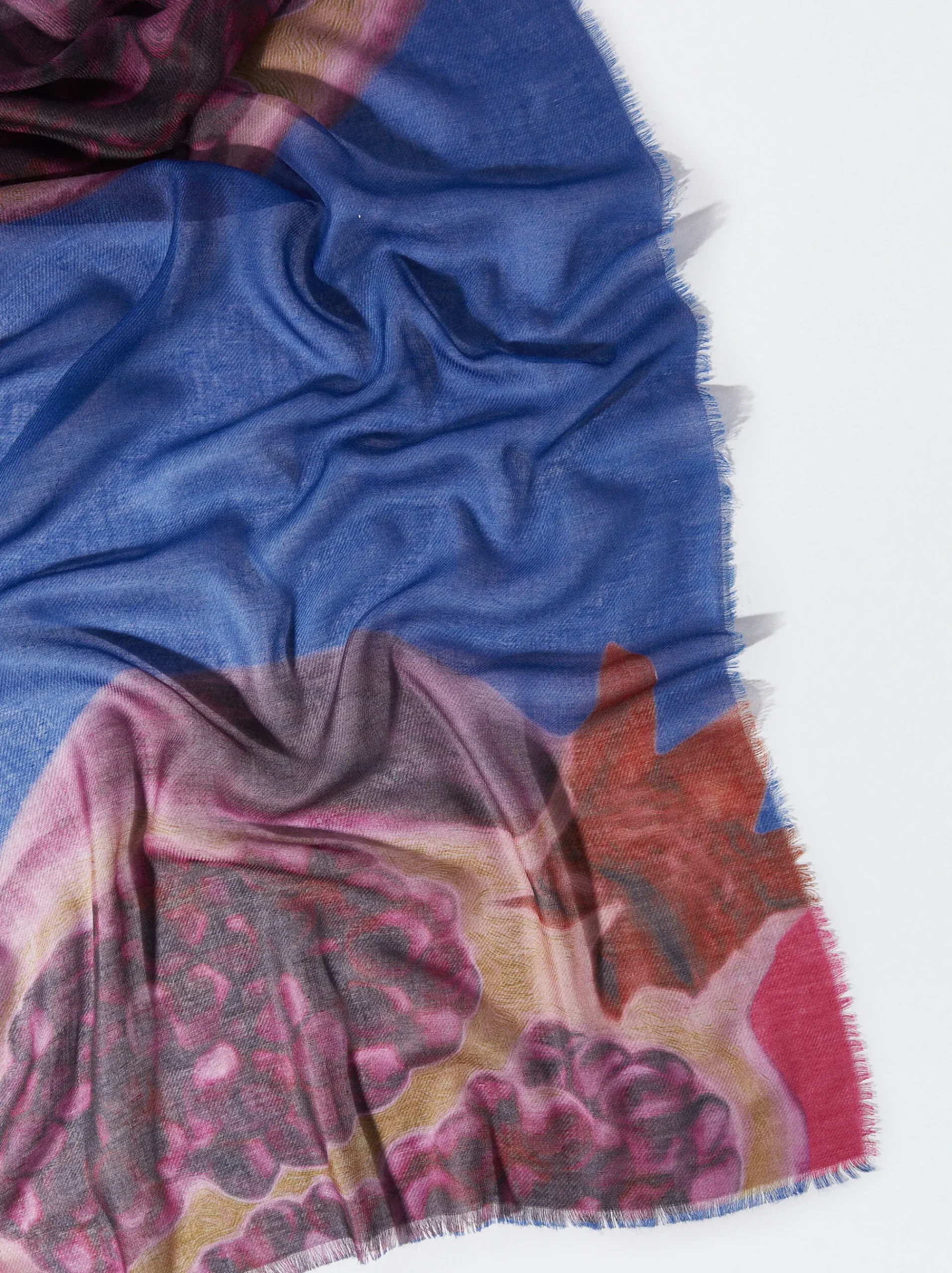 PARFOIS Printed>Bedrucktes Halstuch Blau
