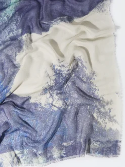PARFOIS Party>Bedrucktes Halstuch Blau