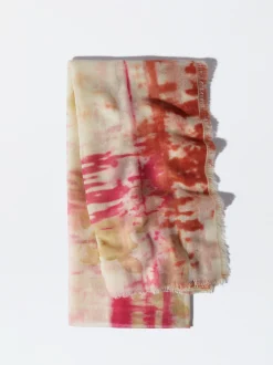 PARFOIS Printed>Bedrucktes Halstuch Rosa