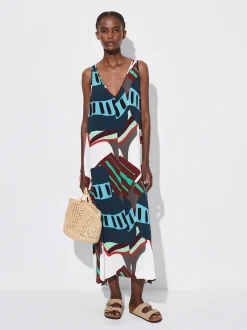 PARFOIS Schultertaschen>Bedrucktes Hemdkleid