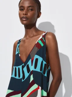 PARFOIS Schultertaschen>Bedrucktes Hemdkleid