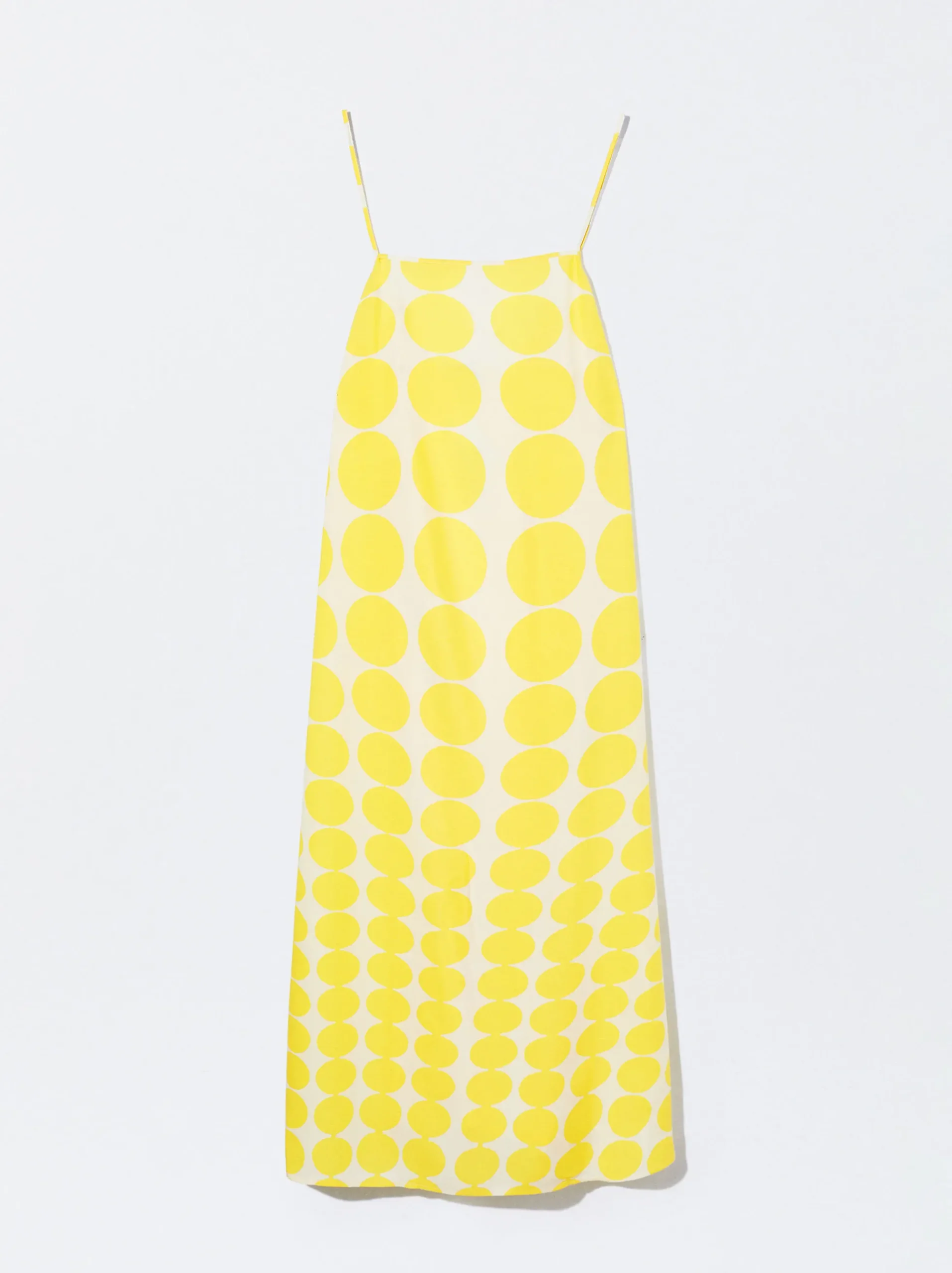 PARFOIS Schultertaschen>Bedrucktes Hemdkleid Gelb