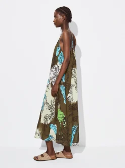 PARFOIS Schultertaschen>Bedrucktes Hemdkleid Mehrfarbig