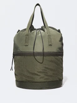 PARFOIS Basics|Umhängetaschen>Beuteltasche Aus Nylon Khaki