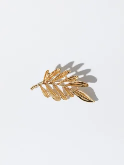 PARFOIS Basics|Hemden>Blatt-Nadel Golden