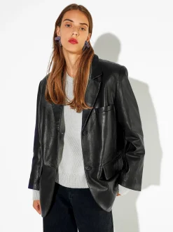 PARFOIS Umhängetaschen>Blazer Aus Leder Schwarz