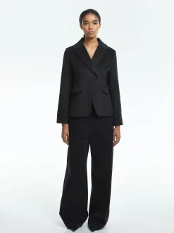 PARFOIS Umhängetaschen>Blazer Mit Wolle Grau