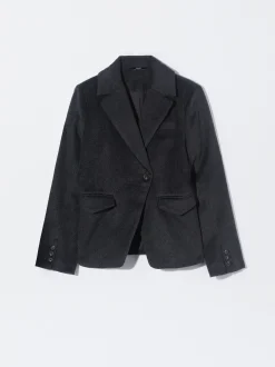 PARFOIS Umhängetaschen>Blazer Mit Wolle Grau